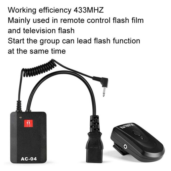 VLOGLITE AC-04 1 To 1 Photography Universal Flash Guide Wireless Flash Trigger - Image 5