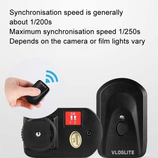 VLOGLITE AC-04 1 To 1 Photography Universal Flash Guide Wireless Flash Trigger - Image 7