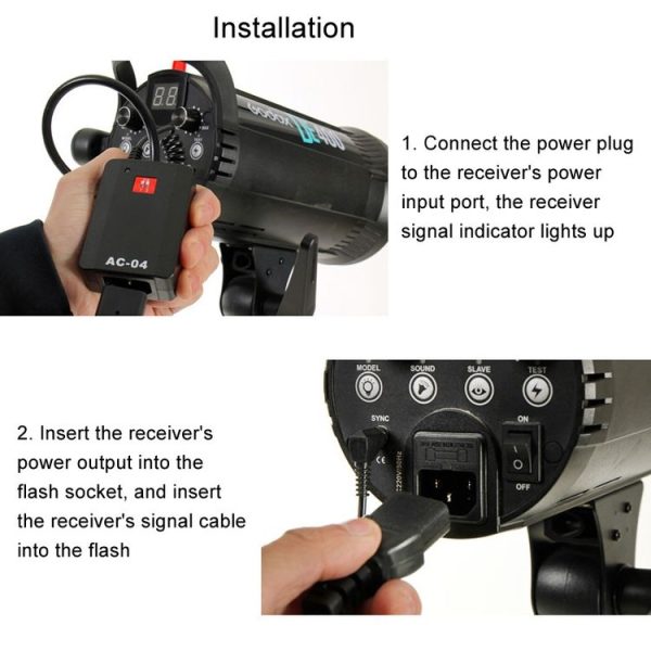 VLOGLITE AC-04 1 To 1 Photography Universal Flash Guide Wireless Flash Trigger - Image 9