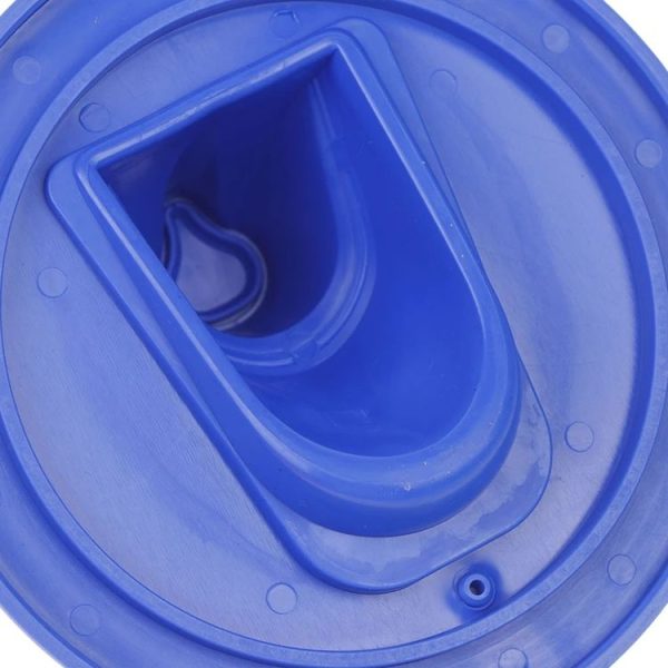 17cm TPR Foldable One Gallon Drip-proof Paint Bucket Lid (Blue) - Image 4