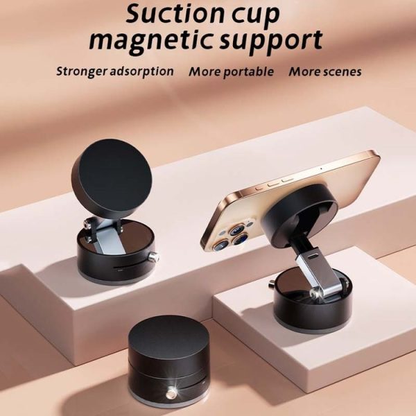 AIMITE P1 Vacuum Adsorption Foldable Suction Cup Car Cell Phone Navigation Holder (White) - Image 2