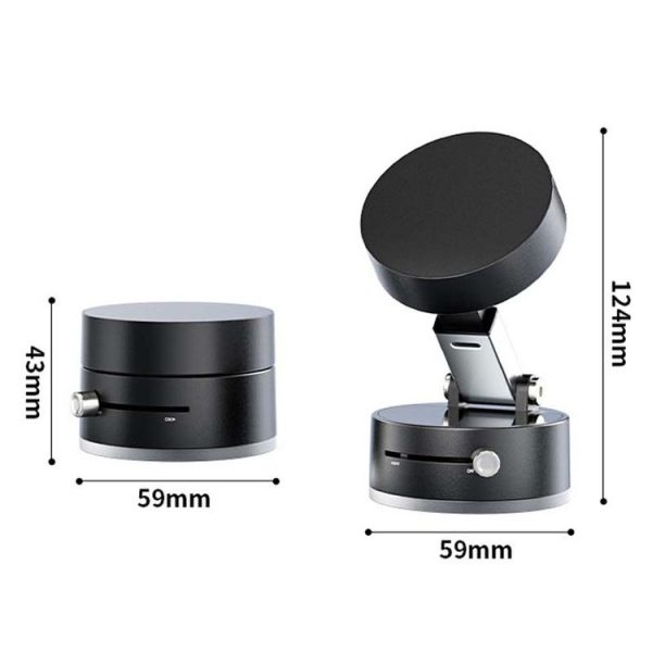 AIMITE P1 Vacuum Adsorption Foldable Suction Cup Car Cell Phone Navigation Holder (White) - Image 3