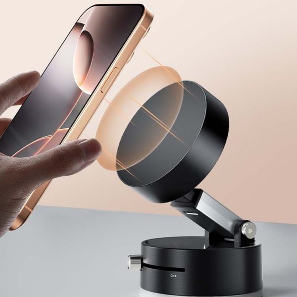 AIMITE P1 Vacuum Adsorption Foldable Suction Cup Car Cell Phone Navigation Holder (White) - Image 9