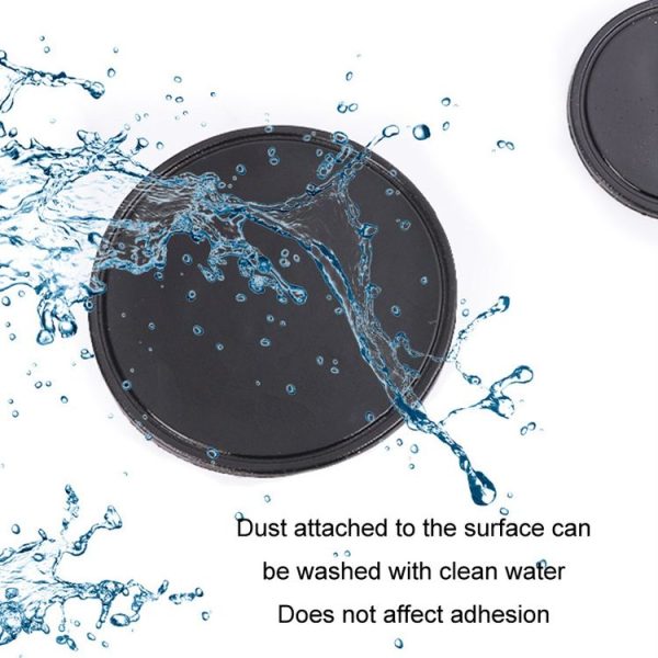 Vehicle Round Strong Sticky Non-slip PU Mat, Diameter: 12cm - Image 3
