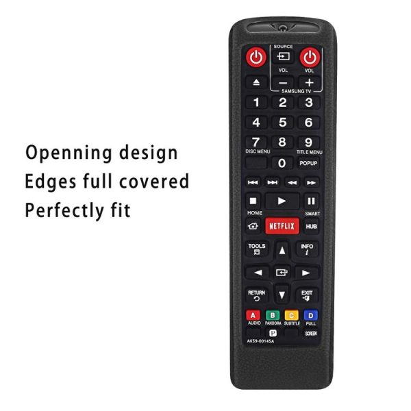 Samsung BN59-01199F / AK59-00172A / BN59-01175C Remote Control Silicone Protective Cover (Black) - Image 6