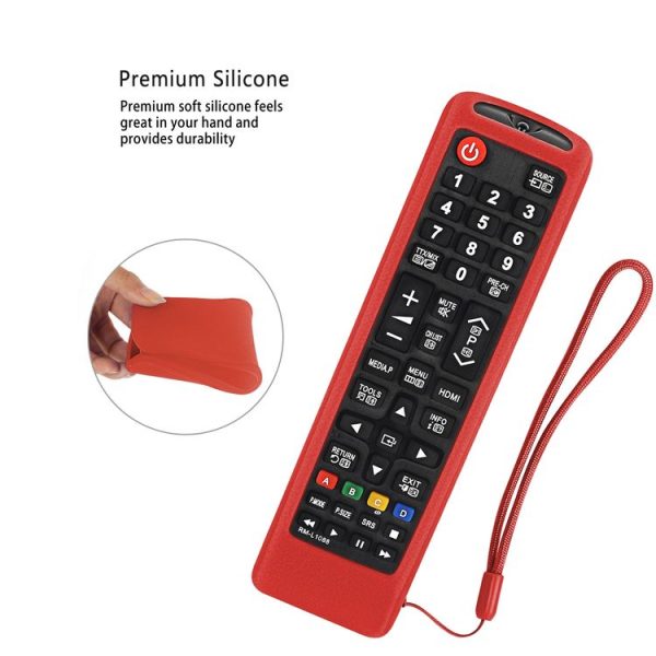 Samsung BN59-01199F / AK59-00172A / BN59-01175C Remote Control Silicone Protective Cover (Black) - Image 7