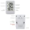 TS-FT0402 2-In-1 Home Wireless Digital Thermometer Wall-Mounted Greenhouse Thermometer (White) - Image 3