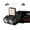 Head-Mounted LED Outdoor Sensor Long Range Fishing Work Headlamp, Style: Black Standard