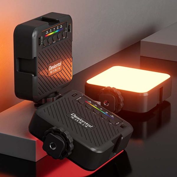 Desiontal X1 Portable RGB Cell Phone Live Streaming Fill Light (White) - Image 13