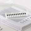 Piano Keys Temporary Parking Plate Car Hidden Parking Number Board (White 9968) - Image 2
