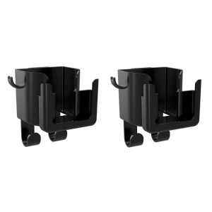 2pcs Car Multifunctional Cup Holder Vehicle Backseat Hook (Black 9976)