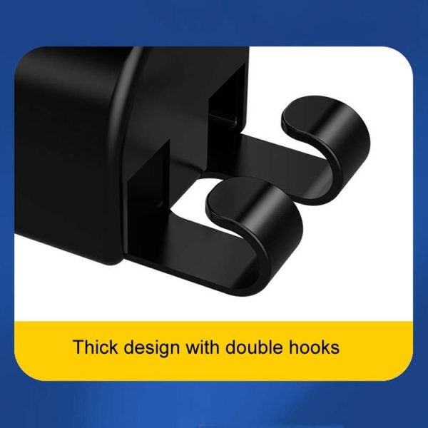2pcs Car Multifunctional Cup Holder Vehicle Backseat Hook (Black 9976) - Image 6