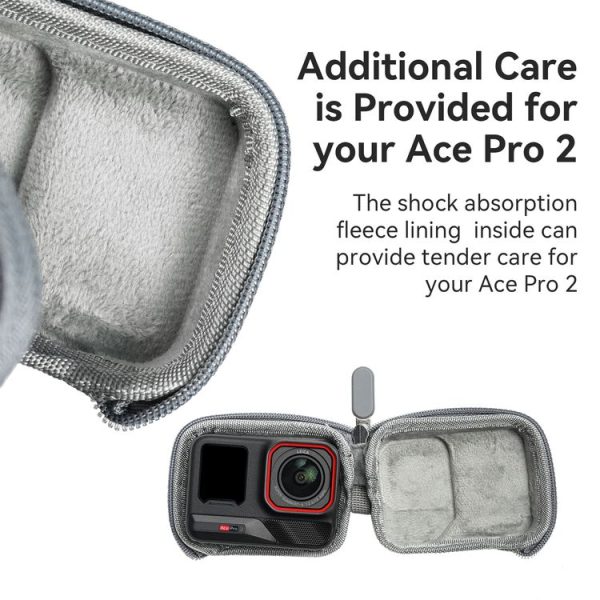Insta360 Ace Pro 2 / Ace Pro / Ace AMagisn Body Bag Protective Shell Accessories (Gray) - Image 5