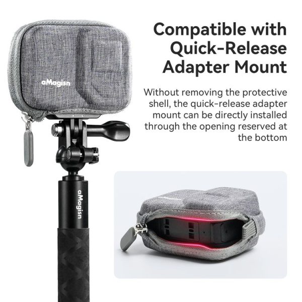 Insta360 Ace Pro 2 / Ace Pro / Ace AMagisn Body Bag Protective Shell Accessories (Gray) - Image 7