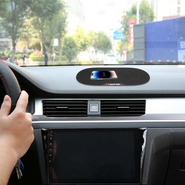 Car Center Console Heat Resistant Placement Non-Marking Adhesive Anti-Slip Mat, Style: Sports 9809A - Image 2