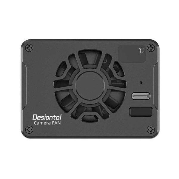 Canon / Sony / FUJIFILM Desiontal F01 Portable Metal Case Semiconductor Camera Cooler SLR Cooling Fan