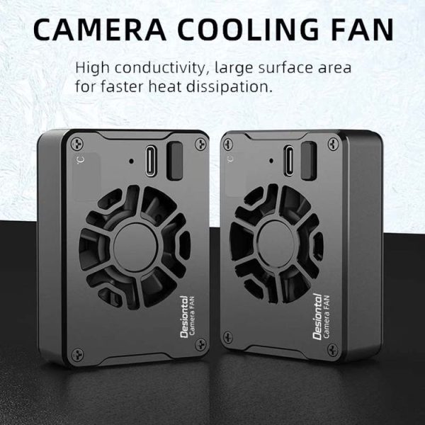 Canon / Sony / FUJIFILM Desiontal F01 Portable Metal Case Semiconductor Camera Cooler SLR Cooling Fan - Image 7