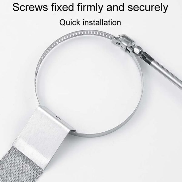 Car Triangle Night Reflective Static Eliminator Metal Grounding Strip (Red) - Image 4