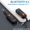 3-in-1 Receiver Bluetooth Transmitter with Call Aux Car Bluetooth Adapter - Image 13