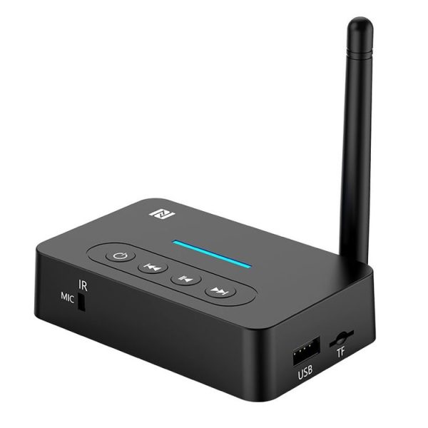D9 2-in-1 Old-fashioned Audio Car Bluetooth Receiver Transmitter NFC Music Bluetooth Adapter
