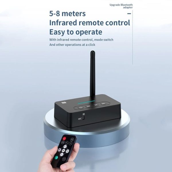 D9 2-in-1 Old-fashioned Audio Car Bluetooth Receiver Transmitter NFC Music Bluetooth Adapter - Image 12