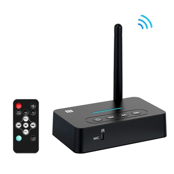 D9 2-in-1 Old-fashioned Audio Car Bluetooth Receiver Transmitter NFC Music Bluetooth Adapter - Image 2