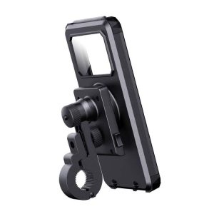 Bicycle Fixed Rotatable Waterproof Cell Phone Navigation Bracket, Style: Handlebar Model