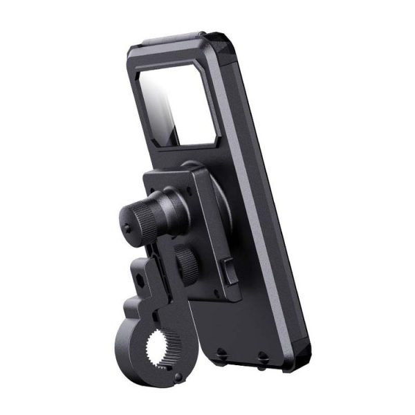 Bicycle Fixed Rotatable Waterproof Cell Phone Navigation Bracket, Style: Handlebar Model