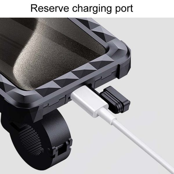 Bicycle Fixed Rotatable Waterproof Cell Phone Navigation Bracket, Style: Handlebar Model - Image 4