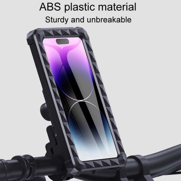 Bicycle Fixed Rotatable Waterproof Cell Phone Navigation Bracket, Style: Handlebar Model - Image 5