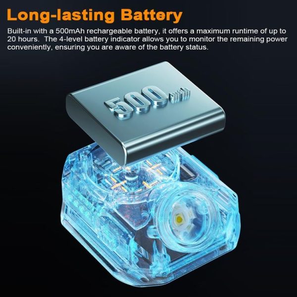 Outdoor Portable Night Running Multifunctional SOS Warning Wrist Light - Image 4