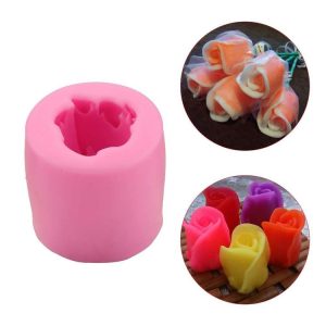 Roses Cake Series Silicone Candle Mold Food Grade Baking Tools