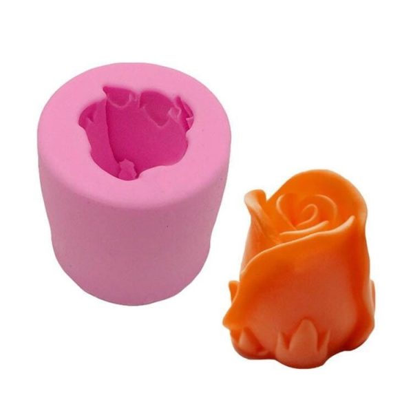 Roses Cake Series Silicone Candle Mold Food Grade Baking Tools - Image 2