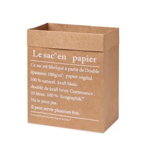 Kraft Paper Bag Gift Bags For Artificial Dried Flowers Vase Home Decorations, Size: 14x9x17cm (Whole Yellow French)