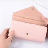 Multi-card Folding PU Ladies Wallet Buckle Envelope Bag (Black) - Image 6