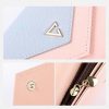 Multi-card Folding PU Ladies Wallet Buckle Envelope Bag (Black) - Image 7
