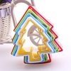 5pcs / Set Cookies Plastic Cake Mould Biscuit Plunger Forms DIY Baking Tools (Tree) - Image 2