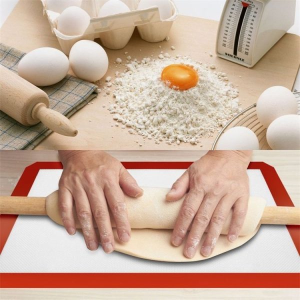Platinum Glass Fiber Silicone Pastry Cake Cookie Baking Mat Pad Sheet Kneading Mat, Size: 40x30cm - Image 11