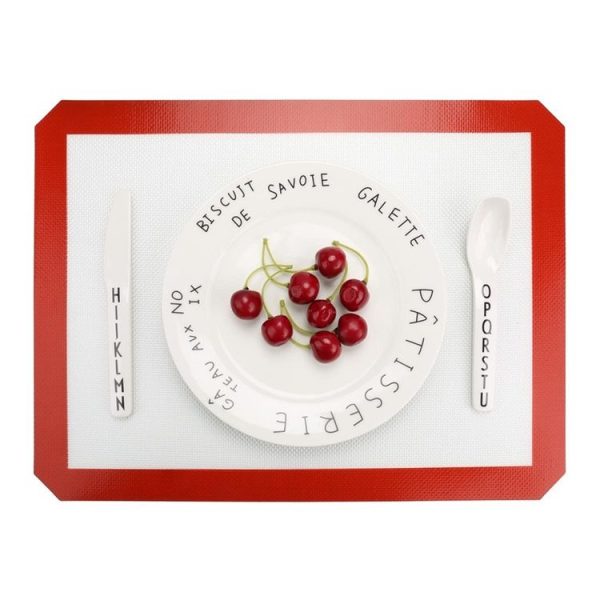 Platinum Glass Fiber Silicone Pastry Cake Cookie Baking Mat Pad Sheet Kneading Mat, Size: 40x30cm - Image 3