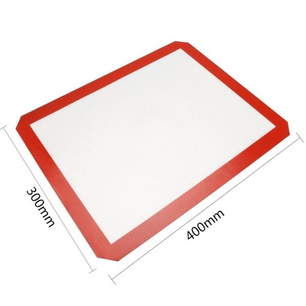Platinum Glass Fiber Silicone Pastry Cake Cookie Baking Mat Pad Sheet Kneading Mat, Size: 40x30cm - Image 6