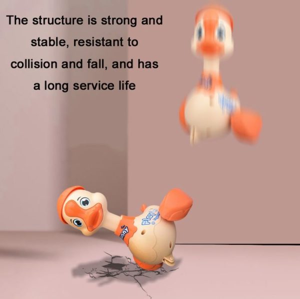 3 PCS Children Animal Press Crawling Toy Car, Specification: Swing Duck (Orange) - Image 7