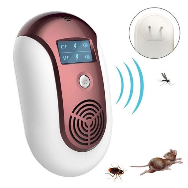Electronic Pest Control Ultrasonic Pest Repeller (Red) - Image 2