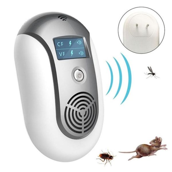 Electronic Pest Control Ultrasonic Pest Repeller (Grey) - Image 2