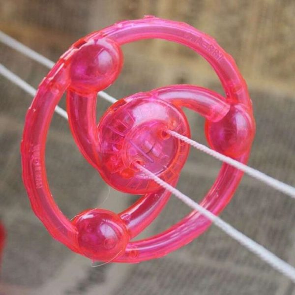 10 PCS Flash Pull Line Hot Wheels Light Flywheel Pull Whistle Creative Children Toys (Random Color Delivery) - Image 5