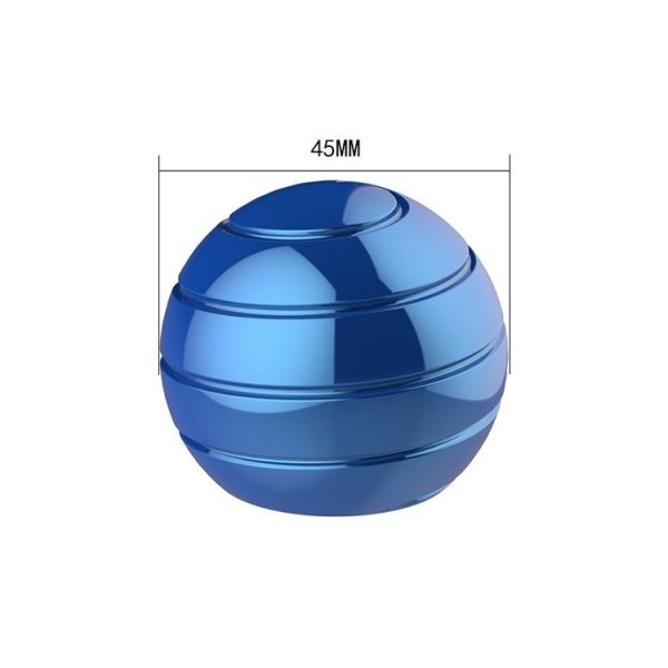 Fully Disassembled Rotating Tabletop Ball Decompression Gyroscope Tabletop Toy, Specification: Diameter 45mm (Blue) - Image 2