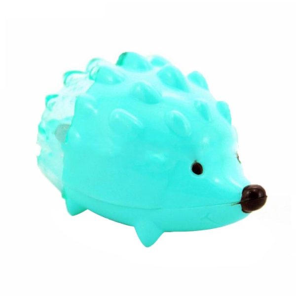 2 PCS Children Cartoon Cute Hedgehog Design Double Orifice Mini Pencil Sharpener (Lake Blue) - Image 2