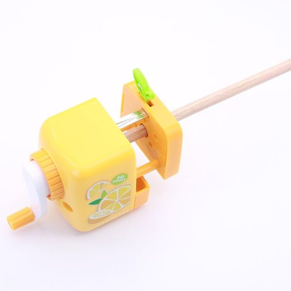 Cartoon Fruit Hand Pencil Sharpener Fun Student Cute Sharpener, Random Color Delivery - Image 3