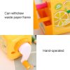 Cartoon Fruit Hand Pencil Sharpener Fun Student Cute Sharpener, Random Color Delivery - Image 6
