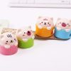 Cat Shape Double Holes Pencil Sharpener Cartoon Animal Plastic Sharpener, Random Color Delivery - Image 2