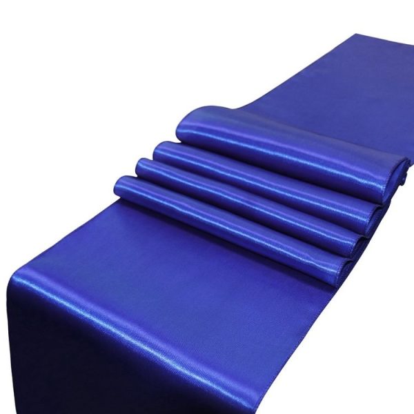 Satin Tablecloth Table Decoration for Home Party Wedding Christmas Decoration (Royal Blue) - Image 2